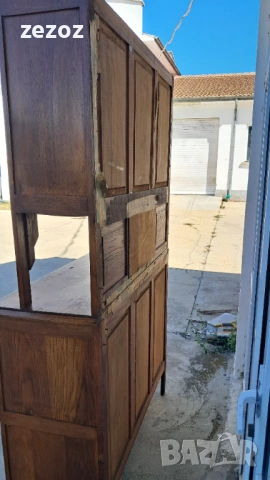 Шкаф антикварен масив №49, снимка 7 - Секции и витрини - 53348000