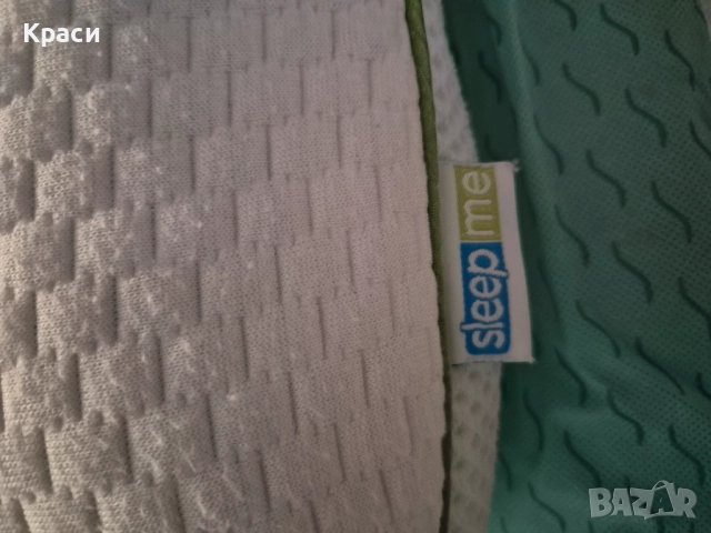 Възглавница с мемори пяна SleepMe Memory Green Tea 60×40×12 см, снимка 3 - Възглавници - 52826735