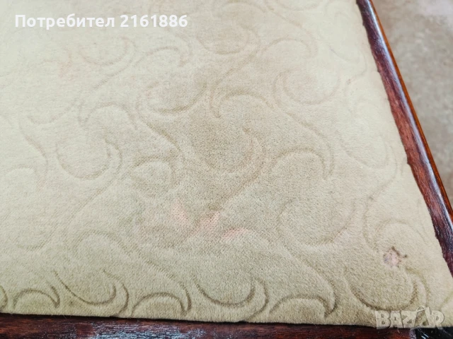 Здрав дъбов старинен трапезен стол , снимка 5 - Бебешки обувки - 51234232