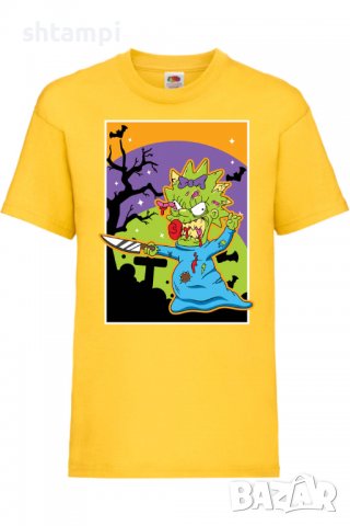 Детска тениска The Simpsons Maggie Simpson 01,Halloween,Хелоуин,Празник,Забавление,Изненада,Обичаи,, снимка 8 - Детски тениски и потници - 38158561