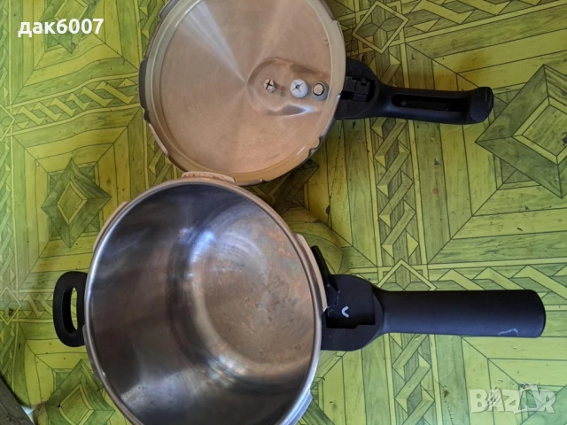Немска тенжера под налягане-6 литра, снимка 6 - Съдове за готвене - 51278274