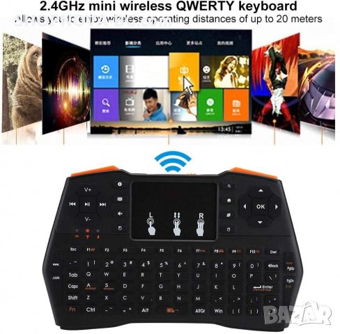 Геймърска безжична клавиатура и мишка за android, windows, ios и други устройства, снимка 8 - Дистанционни - 21151517