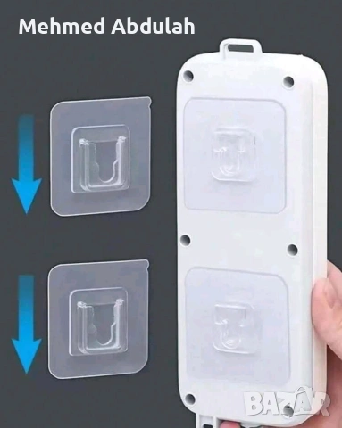 Самозалепващи прозрачни закачалки с кукички без следи 