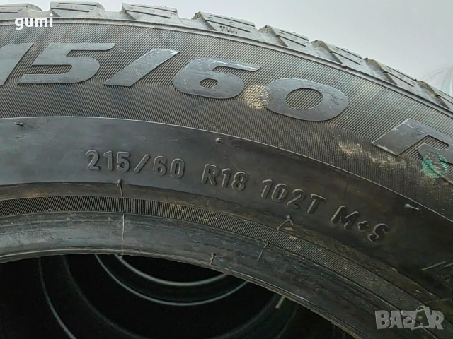 4бр зимни гуми 215/60/18 PIRELLI L05388 , снимка 6 - Гуми и джанти - 54036778