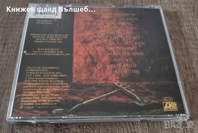 Компакт Дискове - Рок - Метъл: Skid Row – Slave To The Grind, снимка 2 - CD дискове - 44597318
