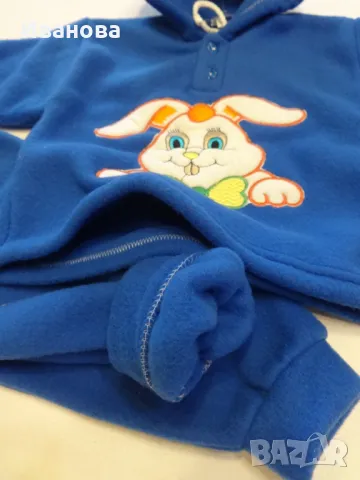 Разпродажба 3 бр. Нови поларени бебешки комплекта за 36 лв. общо, 12 лв, снимка 13 - Комплекти за бебе - 49189133