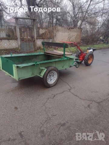 Мотоблок, мотофреза или мотокултиватор акме след основно сервизиране с ремарке., снимка 3 - Селскостопанска техника - 53290980