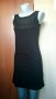 Спортно елегантна черна рокля, с лека сребриста украса👗🍀S/M👗🍀арт.1075