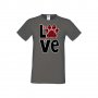 Мъжка тениска Свети Валентин Love Dog Paw, снимка 4