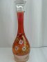 Гарафа бутилка ръчно  рисувана, снимка 1 - Антикварни и старинни предмети - 31450015