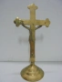 № 8460 Стар настолен кръст с разпятие  , снимка 3