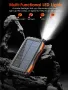 Соларна външна батерия 46800mAh, 3 порта, PD18W QC 3.0 с фенерче, водоустойчива, снимка 6