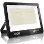 300 W LED прожектор 30 000 LM IP67 водоустойчив супер ярък 6500 K с трансформатор – Черен, снимка 1