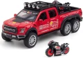 Метален пикап Ford Raptor 6x6 с мотор, снимка 6