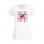 Дамска тениска Свети Валентин Tic Tac Toe Love 2, снимка 3