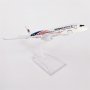 Еърбъс 350 самолет модел макет Malaysia Airlines метален A350, снимка 3