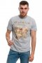 Нова мъжка сива тениска с трансферен печат България - Treasure Land (Земя на съкровищата), снимка 7