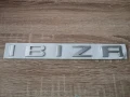 сребрист надпис Seat Ibiza стар стил, снимка 4