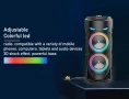Мощна Преносима Bluetooth Тонколона ZQS4239S с LED Светлини, FM Радио и Караоке Микрофон, снимка 14