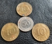 Стара монета 50 пфенига 1969 г. и 10 пфенига 1950 , 1979 и 1980 г.- Германия - топ цена !, снимка 13