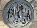 Резервна гума тип патерица 5 по 112 голф 5 голф 6 тоаран шкода ауди А3 и др.Пълен комплект., снимка 2