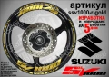Suzuki SV1000 кантове и надписи за джанти, снимка 4
