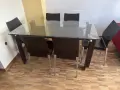 маса за хранене с шест стола, снимка 3
