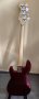 Бас китара четири струнна цвят червен металик, снимка 2