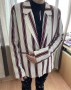 Красиво сако на черти - размер XL , снимка 2