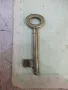 Ключ стар бронзов за брава - 2, снимка 1
