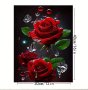 диамантен гоблен красиви рози , снимка 1 - Гоблени - 42538644