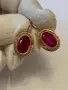 Масивни съветски златни обеци, снимка 1