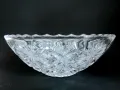 Българска фруктиера от оловен кристал, снимка 2