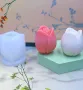 3d малко голямо Лале силиконов молд форма декорация украса фондан шоколад гипс свещ смола, снимка 2