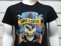 Нова мъжка тениска с дигитален печат на музикалната група GUNS N'ROSES, с череп, снимка 11