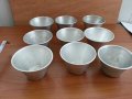 Алуминиеви чашки купички за крем карамел , снимка 1 - Антикварни и старинни предмети - 29851265