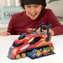 Нов T-Racers Thunder Truck – Камион със стартер и ексклузивна кола за деца, снимка 10