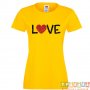 Дамска тениска Свети Валентин Love Grunge 2, снимка 1 - Тениски - 35547014