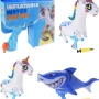 Воден пистолет голям надуваем акула еднорог, снимка 1