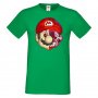 Мъжка тениска Mario Zombie 5 Игра,Изненада,Подарък,Празник,Повод