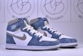 Nike Air Jordan 1 High Dark Mocha, Gold, Hyper Royal Мъжки Дамски Маратонки, снимка 6