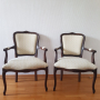 Четири еднакви антикварни кресла в стил ЛУИ XV, снимка 1 - Антикварни и старинни предмети - 44811429