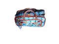 Пътна чанта от еко кожа ,многоцветна,55см.