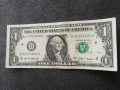 банкноти от 1 долар с интересни номера, снимка 3