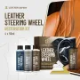 	Комплект за възстановяване на Черен кожен волан Leather Expert Steering Wheel Restoration Kit – 4х5, снимка 1