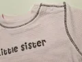 Бебешко боди Little sister, снимка 1
