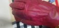 Червени мъжки ръкавици /ест кожа /Club Argentino / M /made in Italy/разпродава, снимка 5