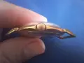 Рядък часовник Лъч (Luch) Ultra Slim 2209 – Работи, Золото 20μ / за части или възстановяване, снимка 3