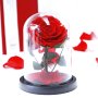 Мини роза в стъкленица, снимка 1 - Подаръци за жени - 44197834