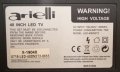 Телевизор Arielli LED-40DN5T2, 40"- със счупен дисплей., снимка 2